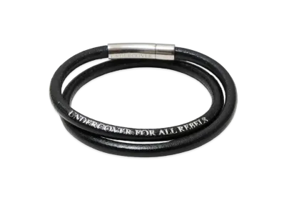 UNDERCOVER Cowhide Leather Bracelet "Black"