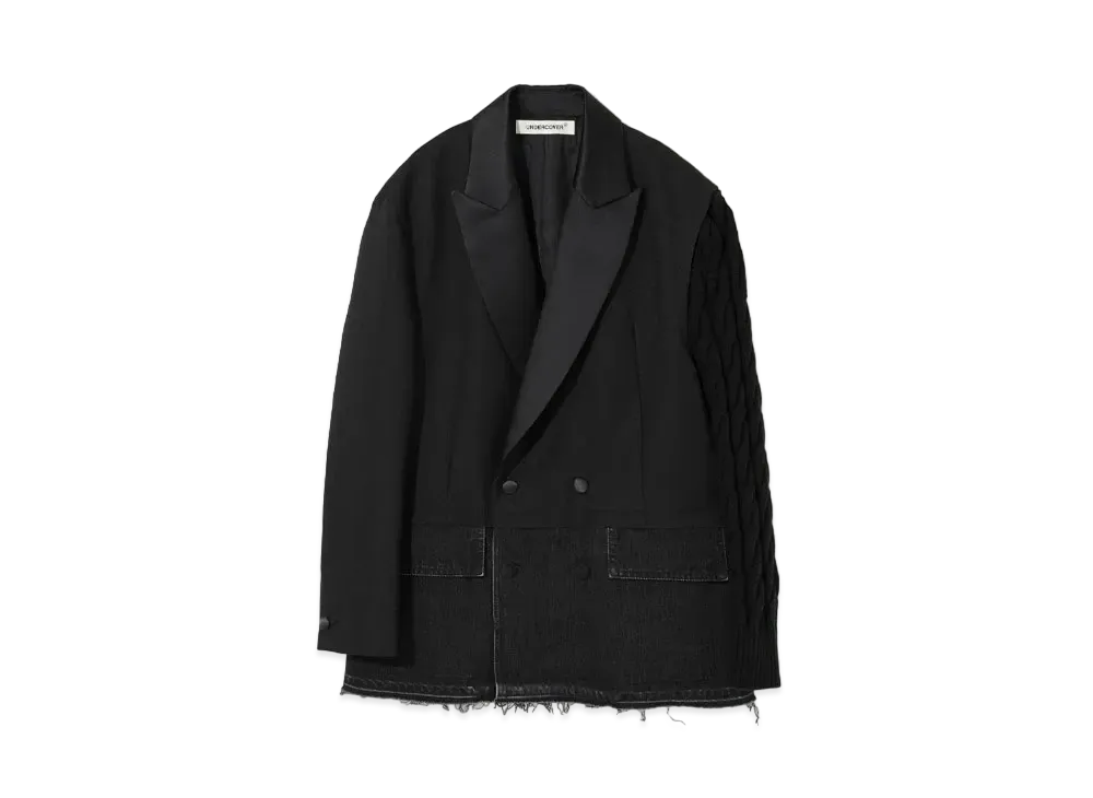 UNDERCOVER Knit x Denim Switching Jacket "Black"