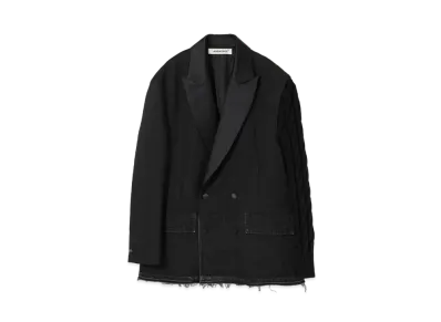 UNDERCOVER Knit x Denim Switching Jacket "Black"