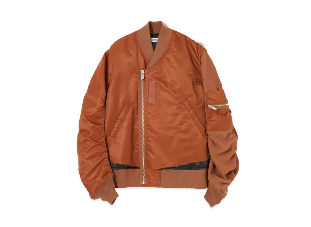 UNDERCOVER Nylon x Sweat Switching MA-1 "Brown"