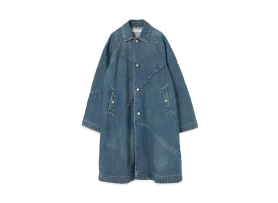 UNDERCOVER Denim Stainless Stee Collar Coat "Indigo"