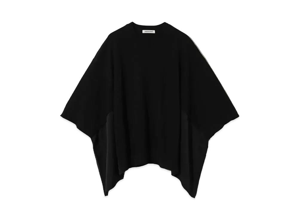 UNDERCOVER Silk Blend Cotton Knit Pullover "Black"