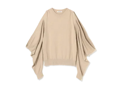 UNDERCOVER Silk Blend Cotton x Nylon Pullover "Gray Beige"