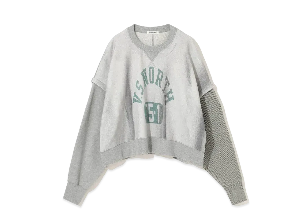 UNDERCOVER Cotton Sweat Pullover "Top Gray"