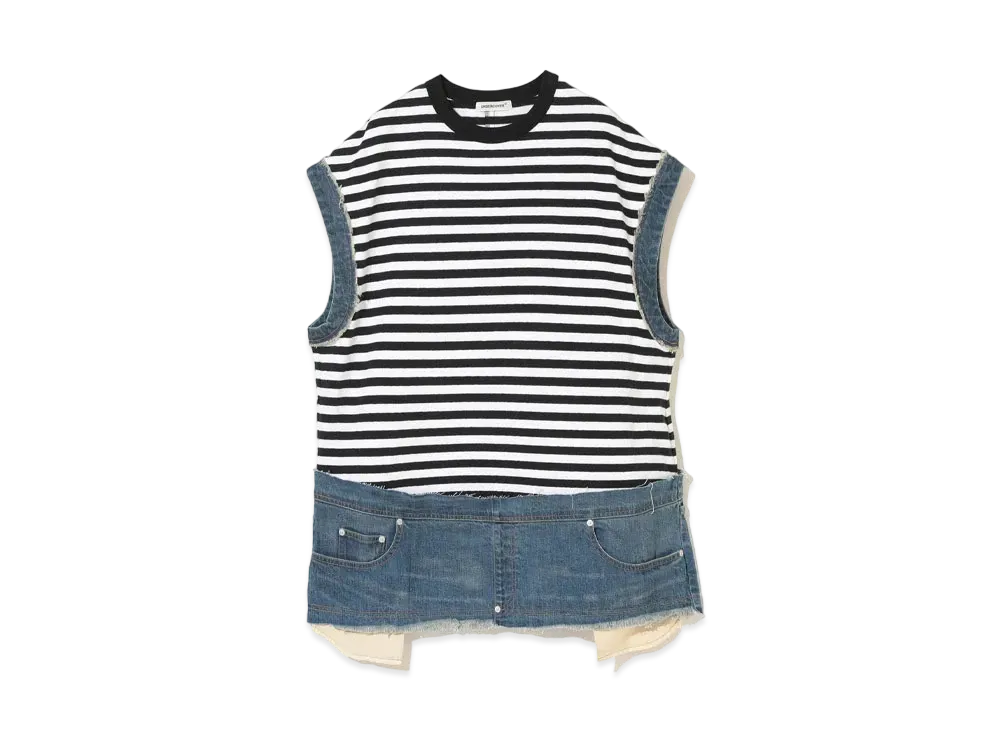 UNDERCOVER Cotton Tank Top "Indigo"