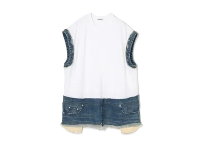 UNDERCOVER Cotton Tank Top "White"