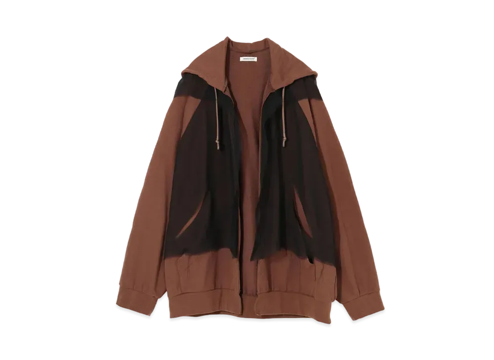 UNDERCOVER Cotton Zip Up Parka "Brown"