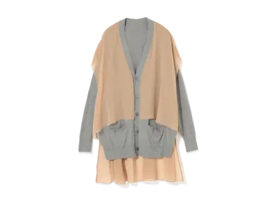 UNDERCOVER Cotton x Acrylic Cardigan "Gray"