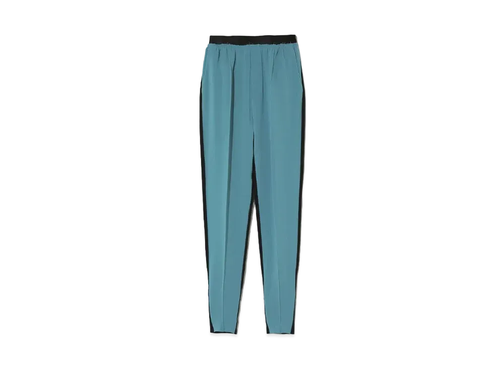 UNDERCOVER Cotton x Triacetate Switching Slacks "Turquoise"