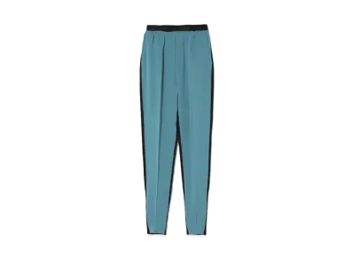UNDERCOVER Cotton x Triacetate Switching Slacks "Turquoise"