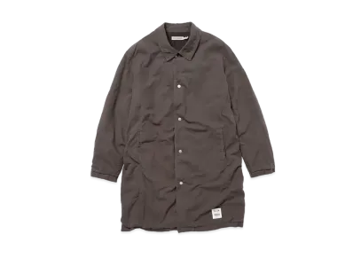 UNDERCOVER OZISM x Nonnative Monk Long Coat Cotton Paper Viera Overdyed With Gore-Tex Windstopper "Charcoal"