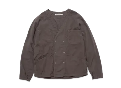 UNDERCOVER OZISM x Nonnative Monk Jacket Cotton Paper Viera Overdyed "Charcoal"