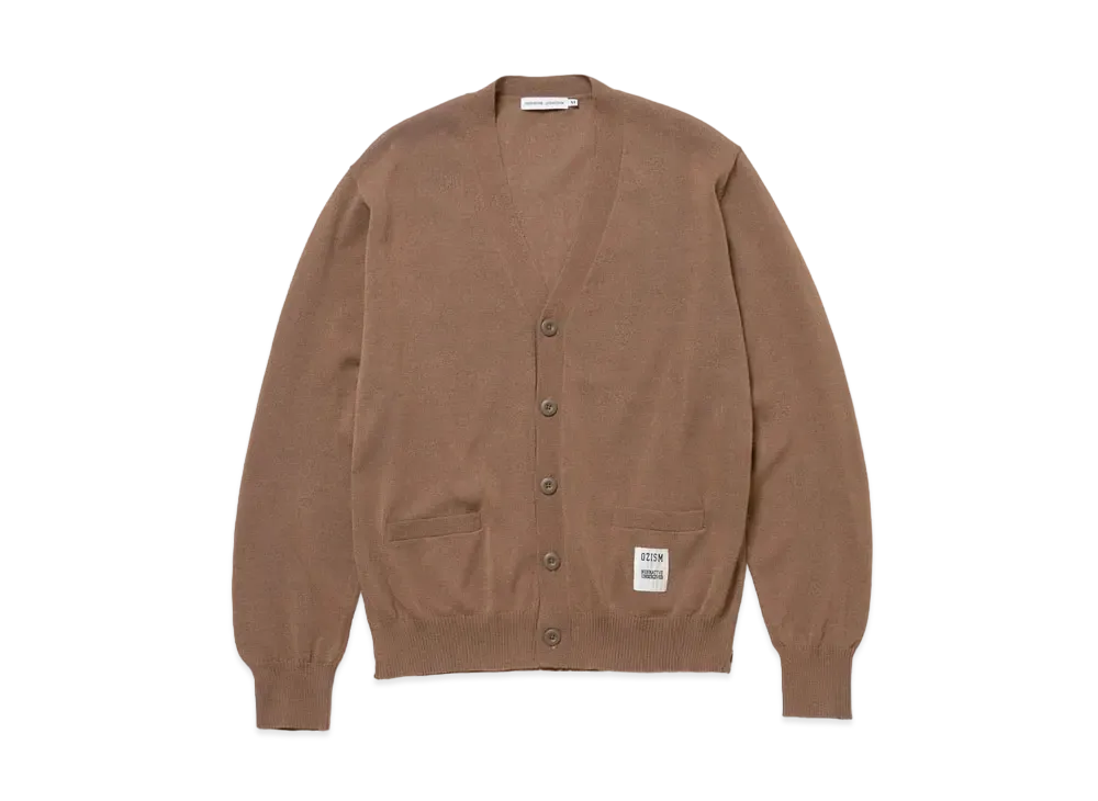 UNDERCOVER OZISM x Nonnative Monk Cardigan Poly Paper Yarn "Brown"