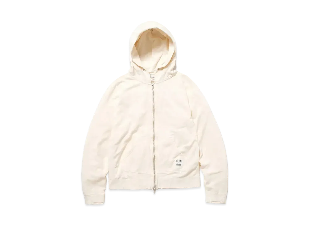 UNDERCOVER OZISM x Nonnative Monk Full Zip Hoody Cotton Paper Sweat Overdyed "Natural"