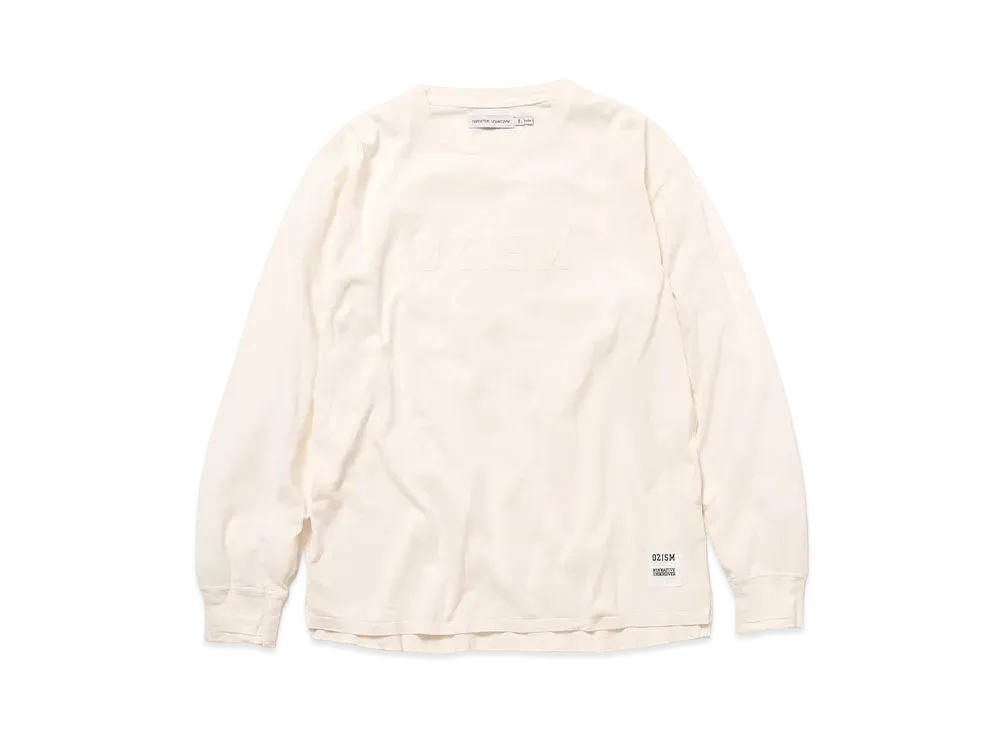 UNDERCOVER OZISM x Nonnative Monk LS Tee Cotton Paper Jersey Overdyed "Natural"