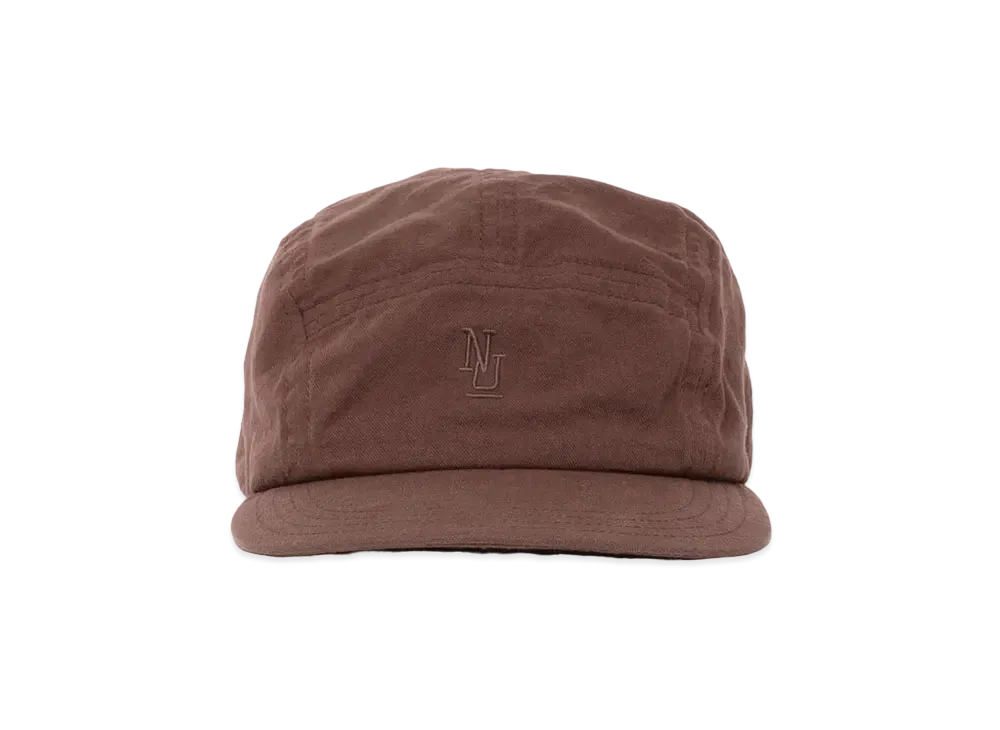 UNDERCOVER OZISM x Nonnative Monk Jet Cap Cotton Paper Viera Overdyed "Brown"