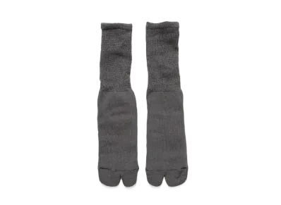 UNDERCOVER OZISM x Nonnative Monk Tabi Socks Poly Paper Woven "Charcoal"