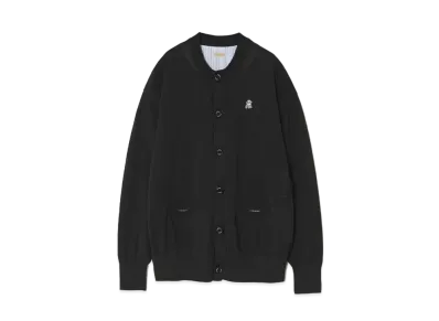 UNDERCOVER The Shepherd Japanese Paper Blend Polyester Knit Cardigan "Black"