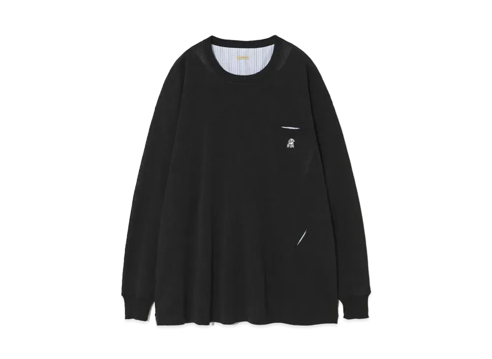 UNDERCOVER The Shepherd Japanese Paper Blend Polyester Knit Pullover "Black"