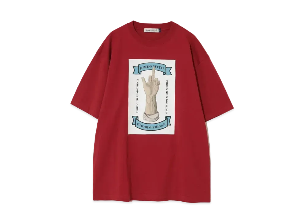UNDERCOVER 24SS Cotton T-Shirt "Red"