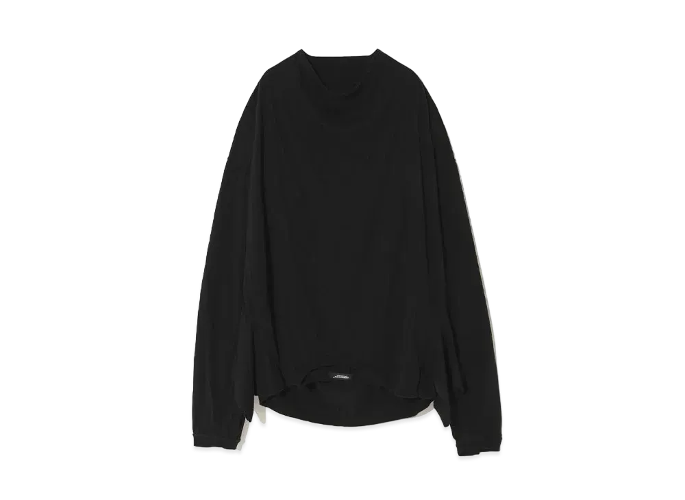 UNDERCOVER 24SS Cotton T-Shirt Custom Pullover "Black"