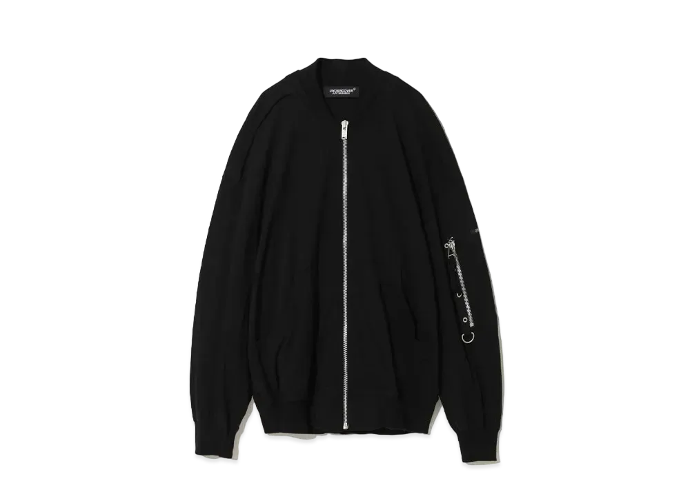 UNDERCOVER 24SS Cotton T-Shirt Custom Blouson "Black"