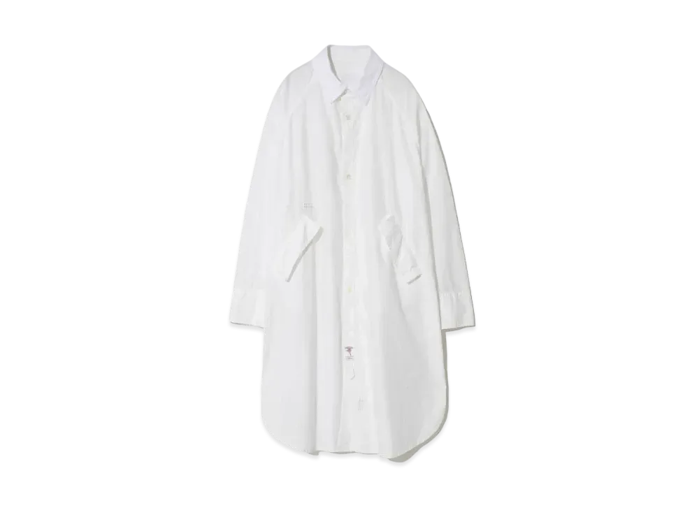 UNDERCOVER 24SS Cotton Typewriter Shirt Custom Coat "White"