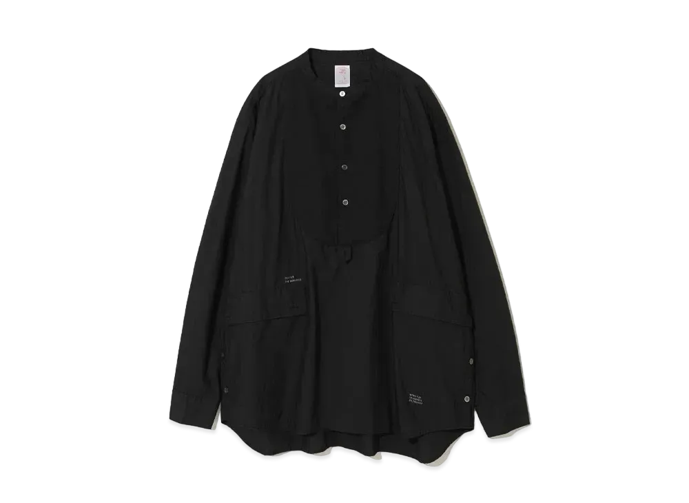 UNDERCOVER 24SS Cotton Typewriter Bottom Shirt "Black"