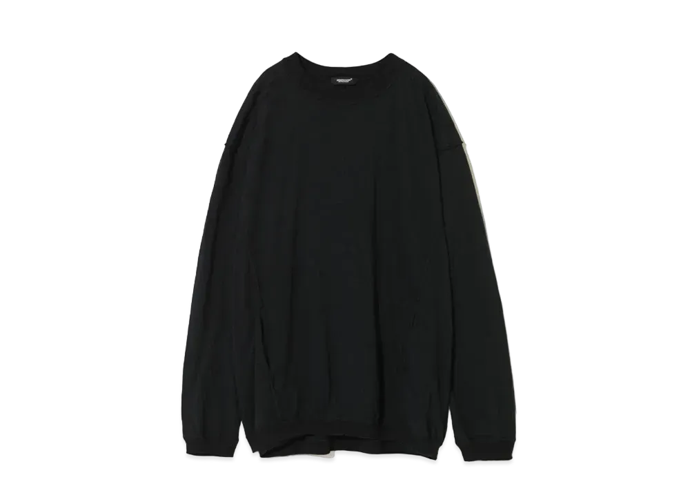 UNDERCOVER 24SS Cotton T-Shirt Custom Pullover "Black"