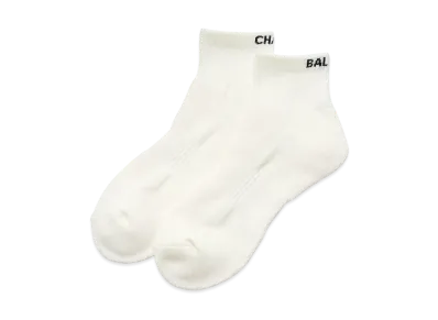 UNDERCOVER 24SS Cotton Blend Short Socks "White"