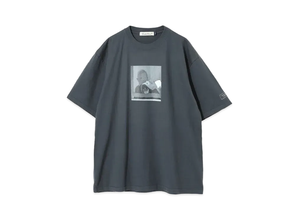 UNDERCOVER Cotton T-Shirt "Blue Gray"