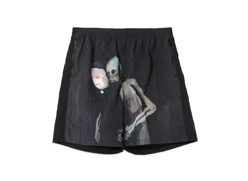 UNDERCOVER Nylon Taffeta Short Pants "Black"
