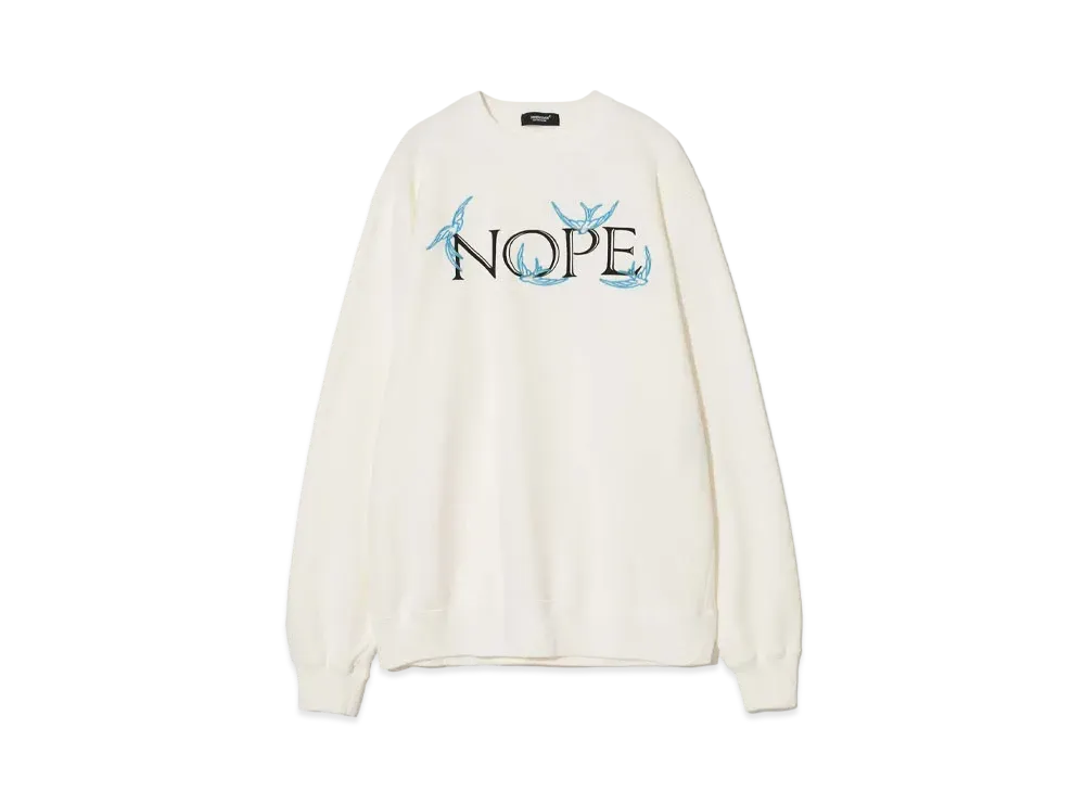 UNDERCOVER Cotton Sweat Pullover "White"