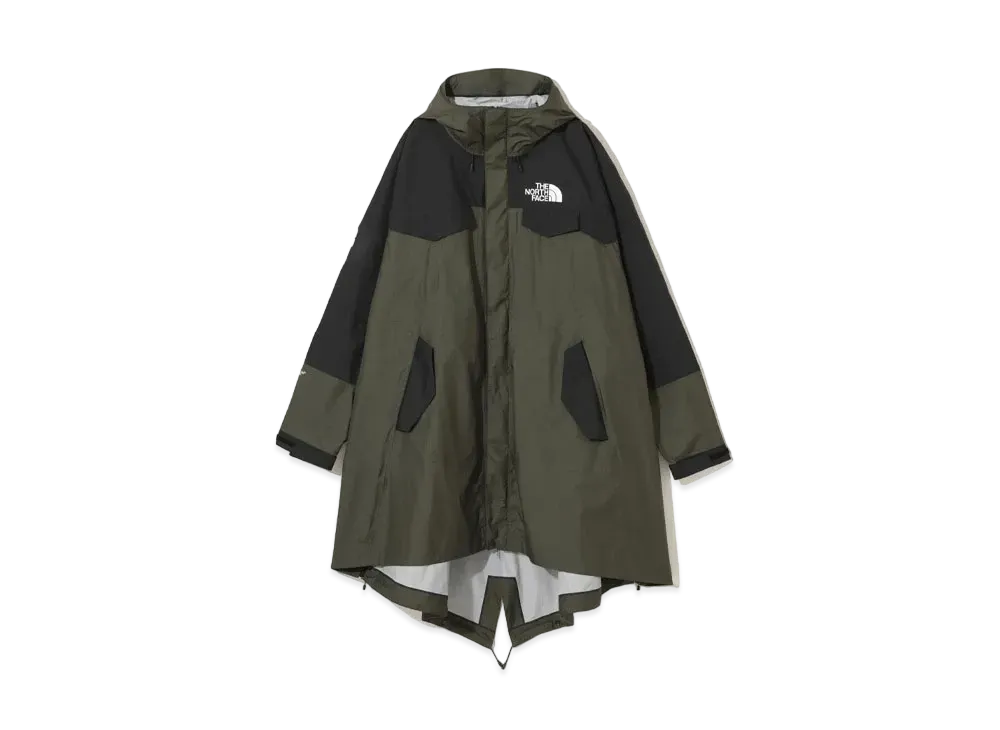 UNDERCOVER x THE NORTH FACE SOUKUU SEASON 2 Hike Fishtail Shell Hoodie "Forest Night Green/Black"