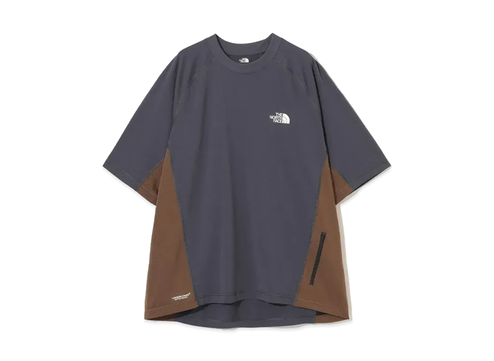 UNDERCOVER x THE NORTH FACE SOUKUU SEASON 2 Trail Run Short Sleeve Tee "Periscope Gray/Dark Earth Brown"
