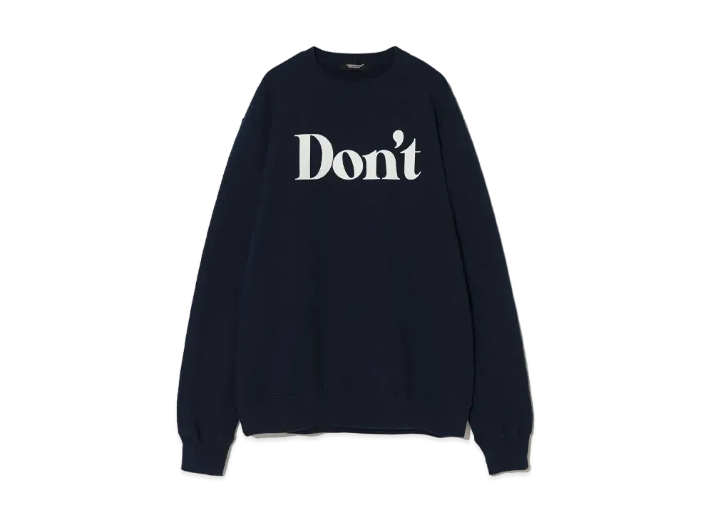 UNDERCOVER Cotton Sweat Pullover "Navy"