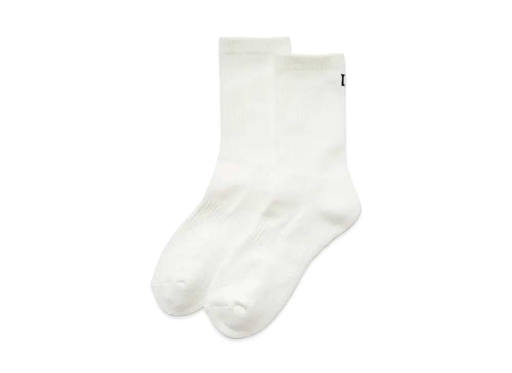 UNDERCOVER One Point Logo Socks "White"