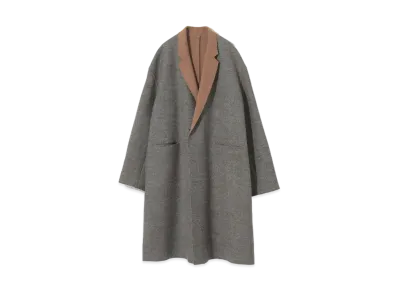 UNDERCOVER Double Face Wool Chester Coat "Beige Mix"