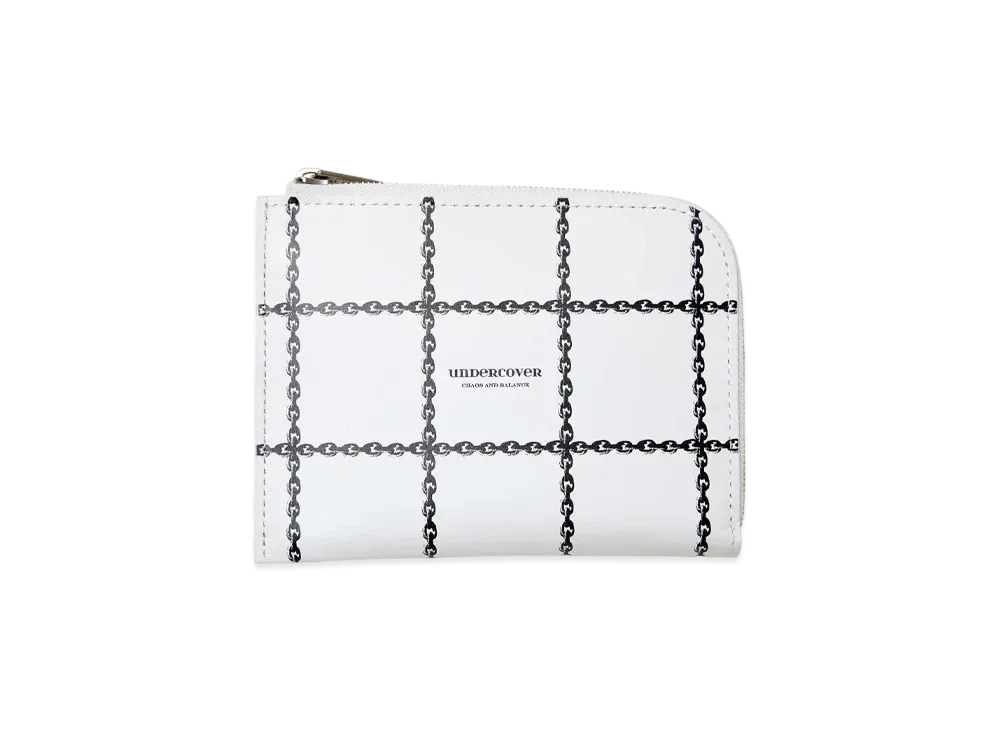 UNDERCOVER Cowhide Leather Wallet Pouch "White Base"