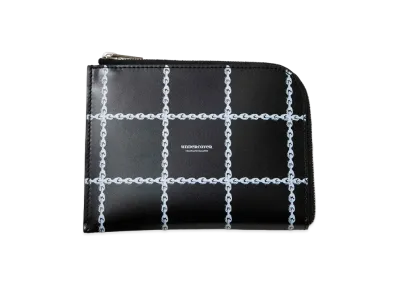 UNDERCOVER Cowhide Leather Wallet Pouch "Black Base"