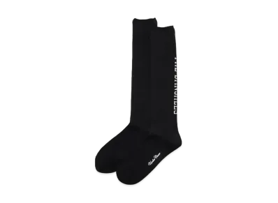 UNDERCOVER Acrylic Nylon Blend Cotton High Socks "Black"