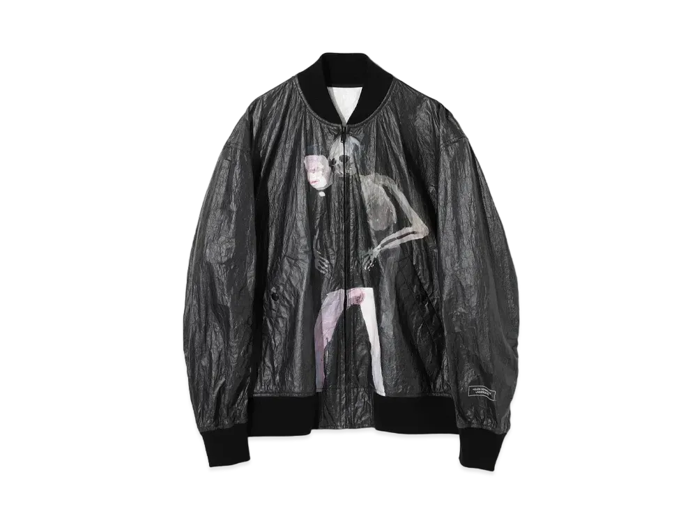 アンダーカバー タイベック® MA-1ジャケット "ブラック"