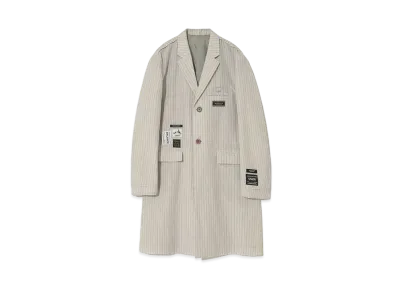 UNDERCOVER Linen Blend Wool Long Jacket "Ivory ST"