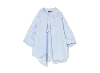 UNDERCOVER Cotton Linen Big Shirt "Blue ST"