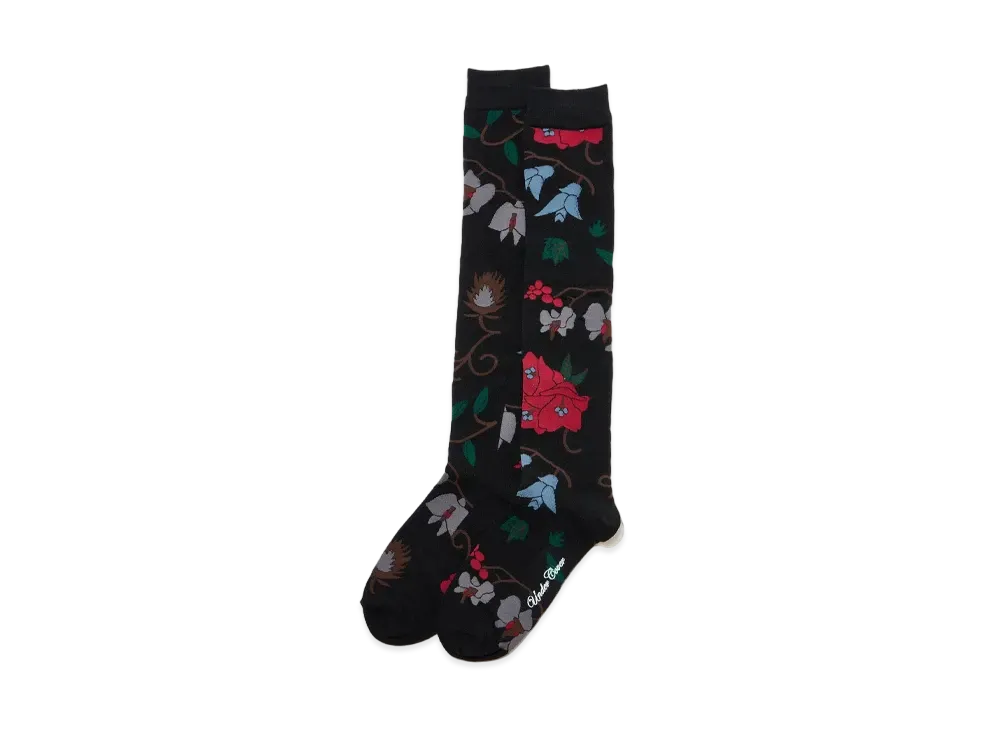 UNDERCOVER Acrylic Nylon Blend Cotton High Socks "Black Base"