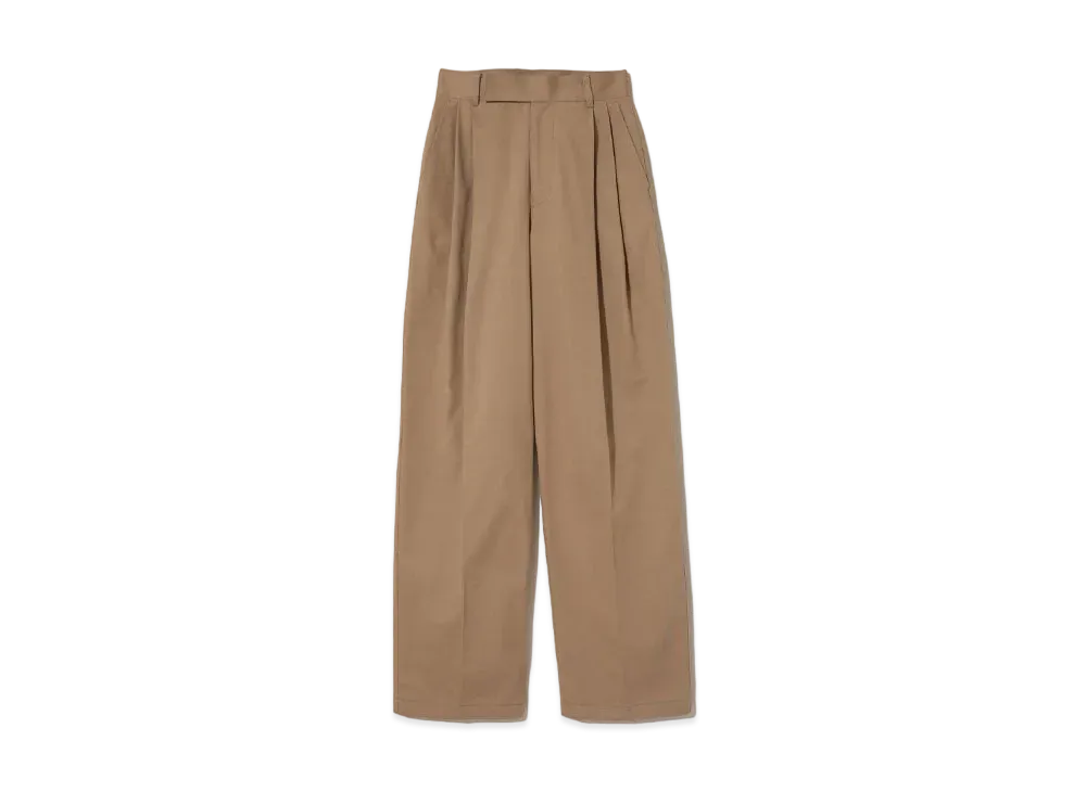 UNDERCOVER Cotton Tuck Pants "Beige"