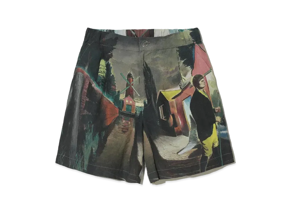 UNDERCOVER Linen Short Pants "Pink Base"