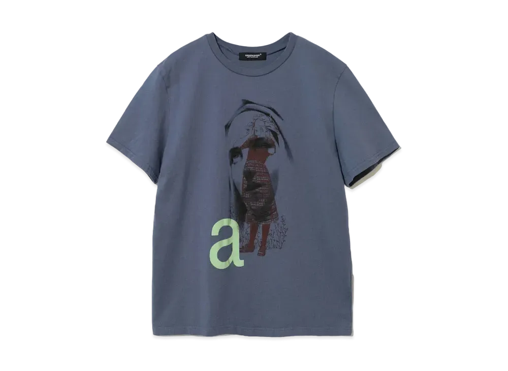 UNDERCOVER Cotton T-Shirt "Blue Purple"