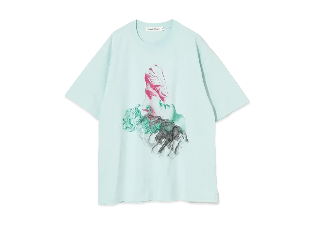 UNDERCOVER Cotton T-Shirt "Pale Blue"