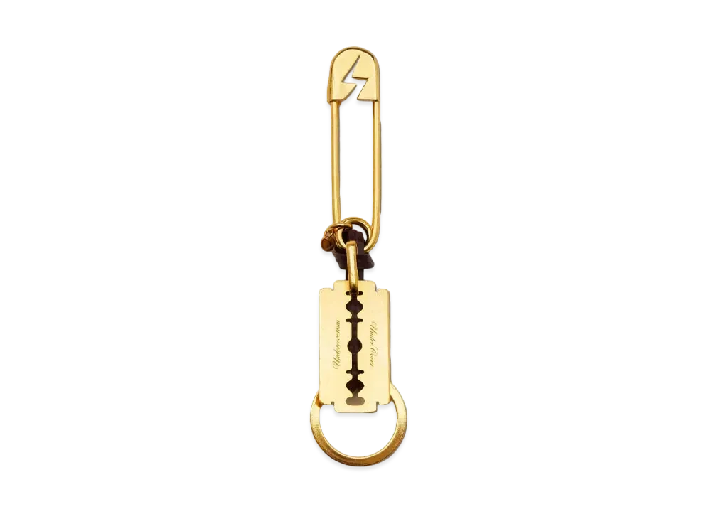 UNDERCOVER Brass Safety Pinky Ring "Bordeaux/Gold"